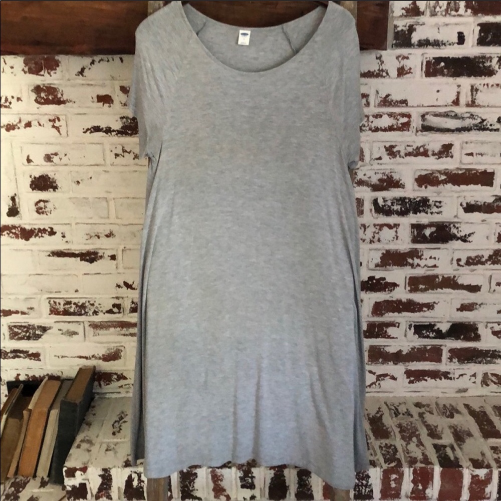 Light gray Old Navy swing dress